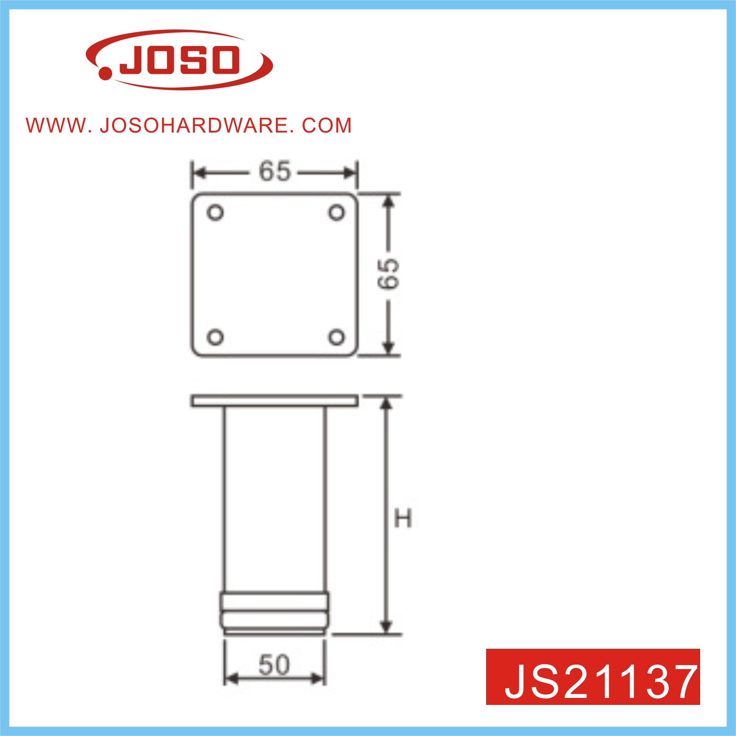 JS21137 Protector doble Pata de mueble fuerte para sofá