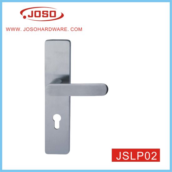 Accesorios de puerta populares de manija de palanca con placa para puerta