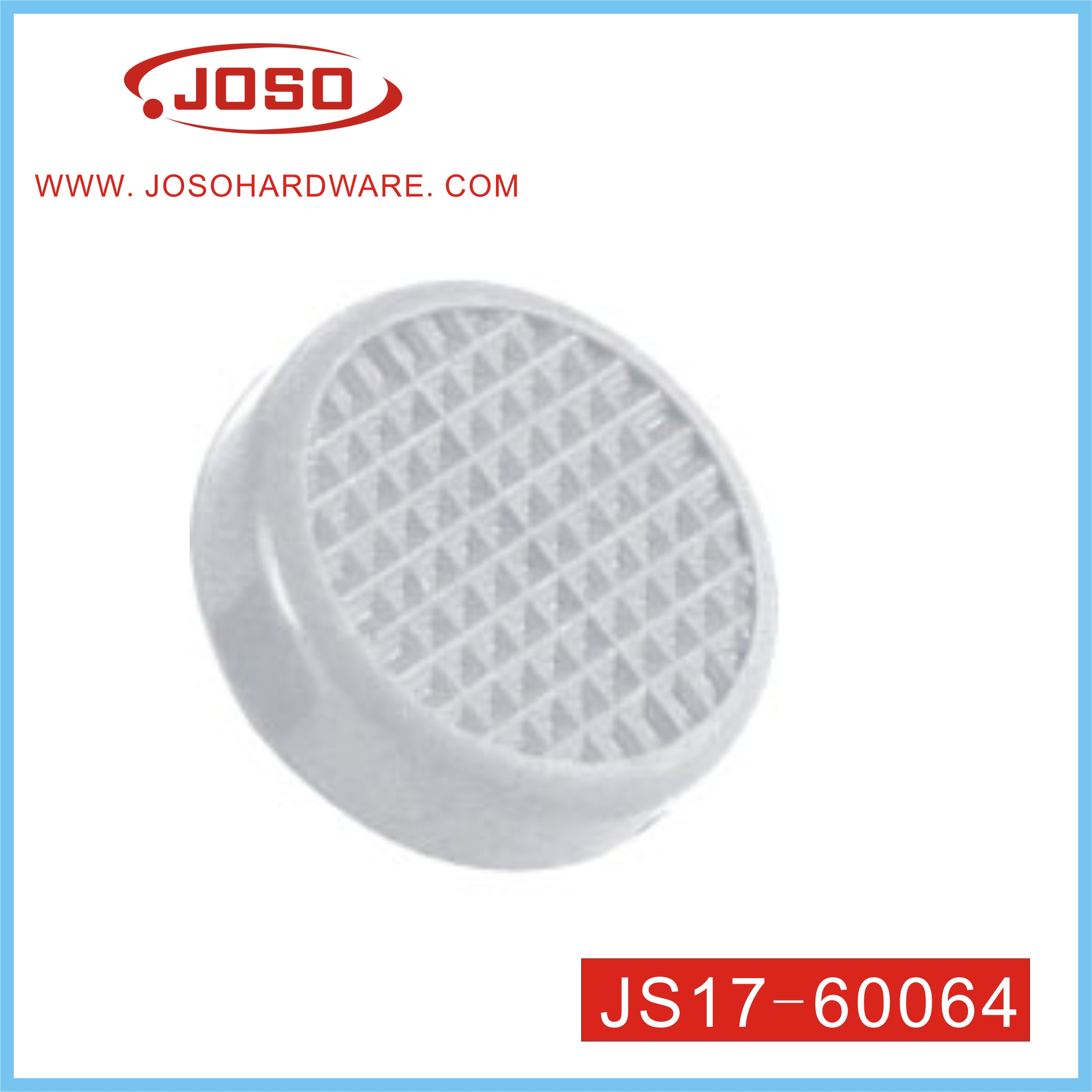 Almohadilla plana de nailon de 6 mm de diámetro para pata de sofá antideslizante