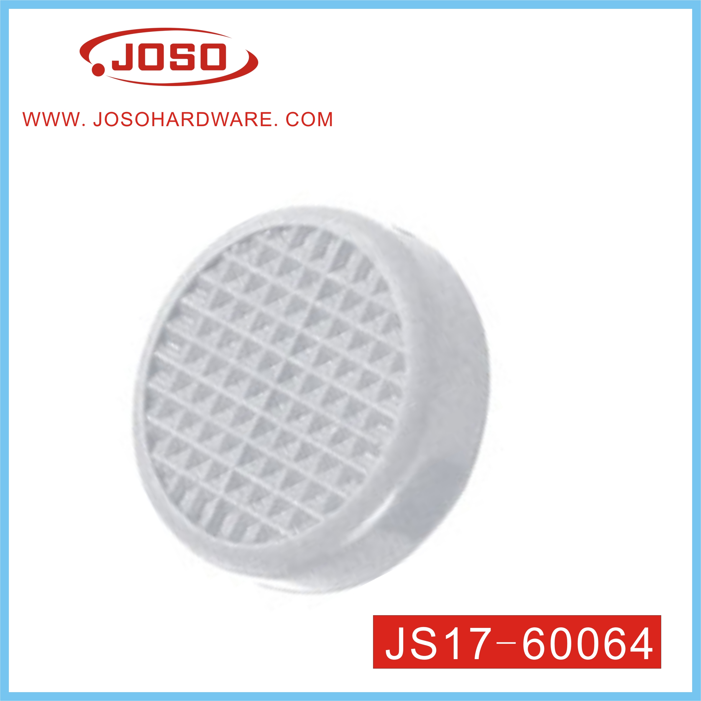 Almohadilla plana de nailon de 6 mm de diámetro para pata de sofá antideslizante