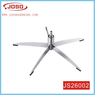 Base de silla cromada de fundición de hierro de herrajes para muebles